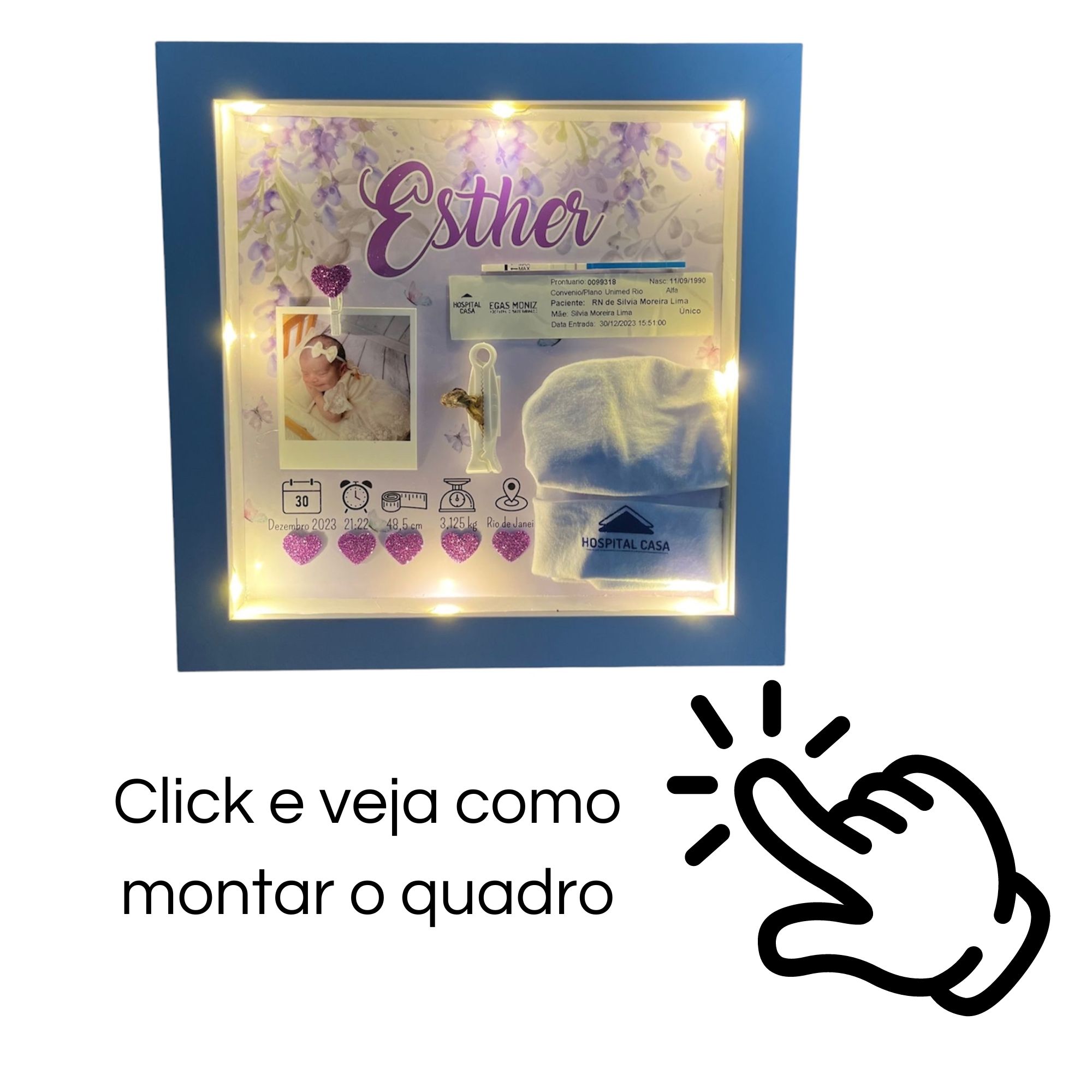 Montagem quadro 21x30cm